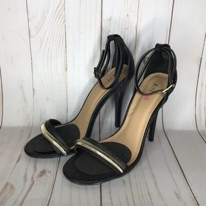 JustFab strappy dress heels